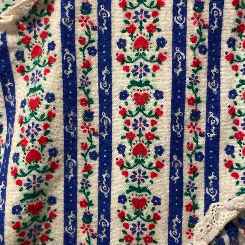 Lanz of Salzburg Flannel Floral Nightgown